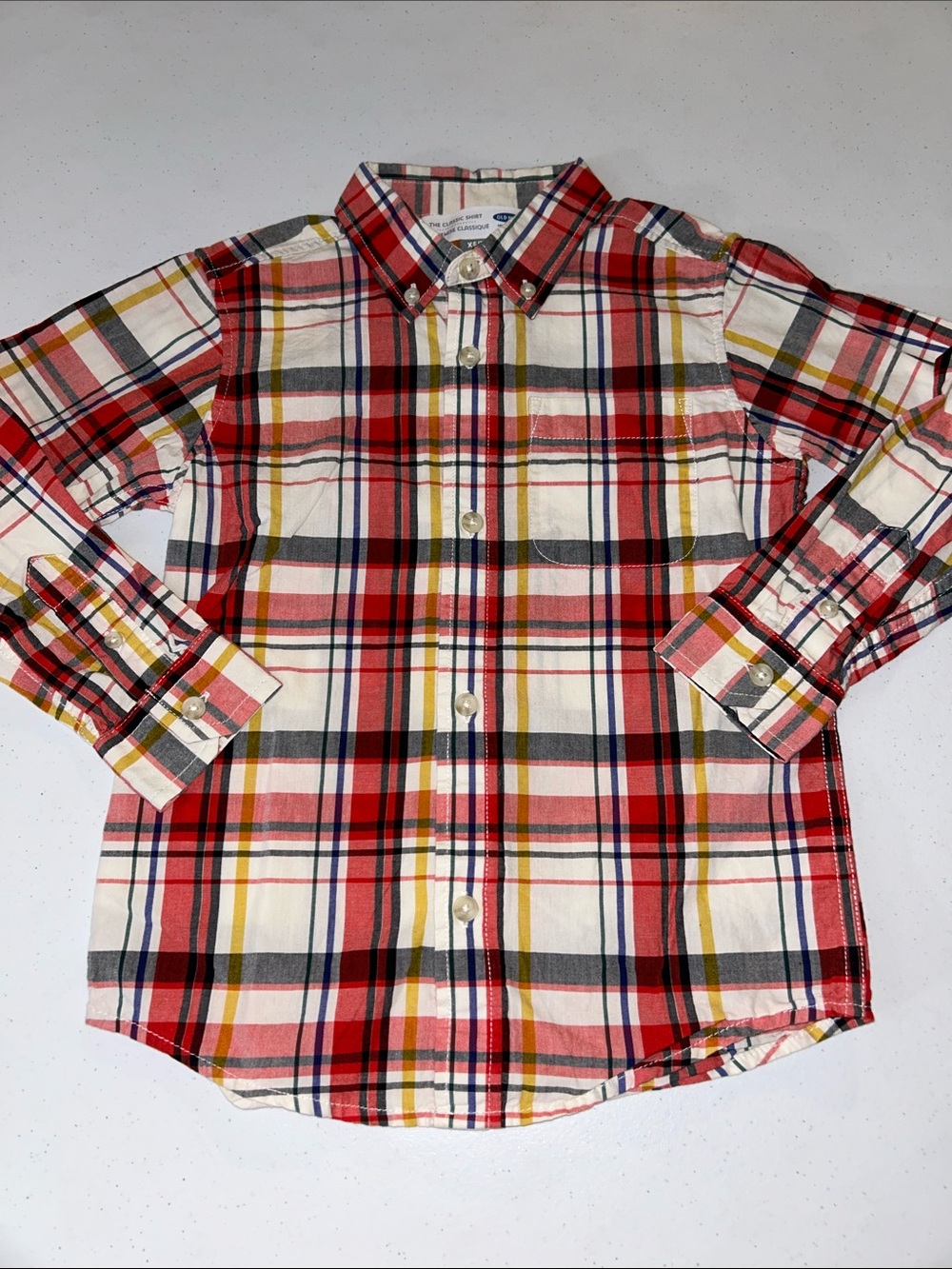 Old Navy Boy’s Classic Fall Button Down Long Sleeve Shirt Size XS (5)